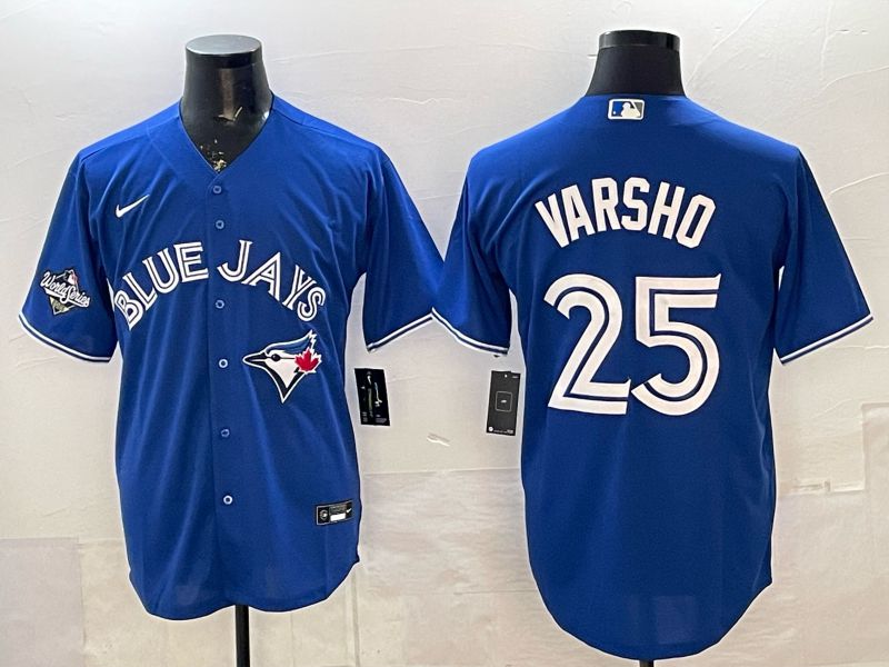 Men Toronto Blue Jays #25 Varsho Blue 2026 Nike Game MLB Jersey 002